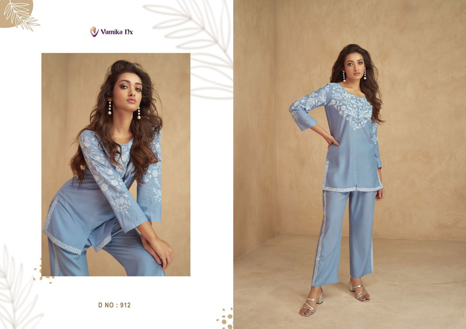 Vintage Vol 2 By Vamika Western Ladies Top With Pant Catalog